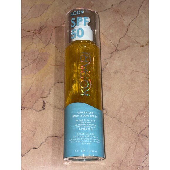 Kopari Beauty Sun Shield Body Glow In Gold SPF 50 New in Bottle Suncreen - Picture 4 of 13